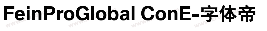 FeinProGlobal ConE字体转换 FeinProGlobal ConE字体转换